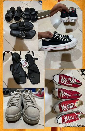 Обувь 41 размера converse, oysho, zara, h&m