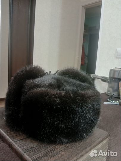 Норковая шапка мужская