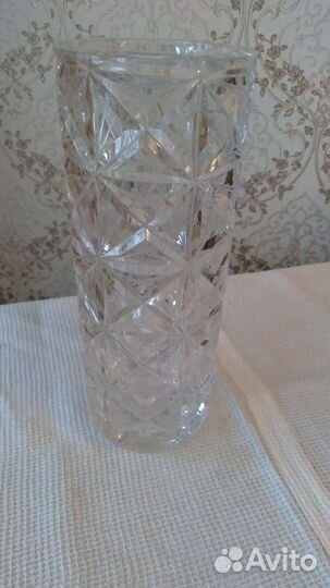 Ваза хрустальная