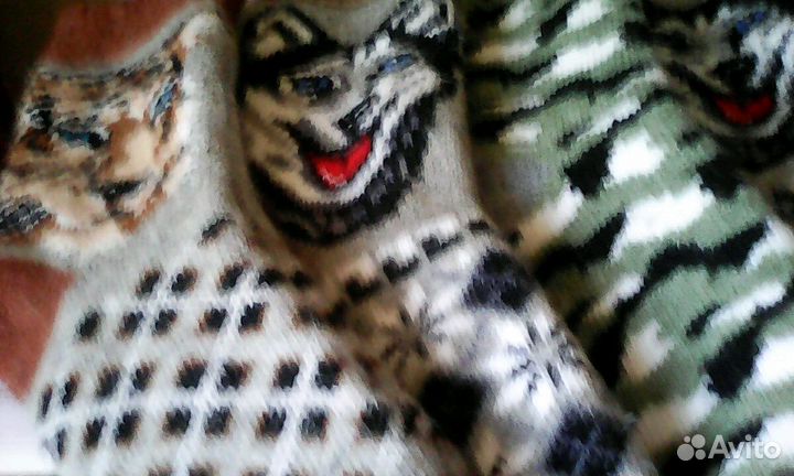 Носки мужские из 100 овечьей шерсти