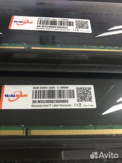 Оперативная память ddr3 8gb 1600\1800MHz Новая