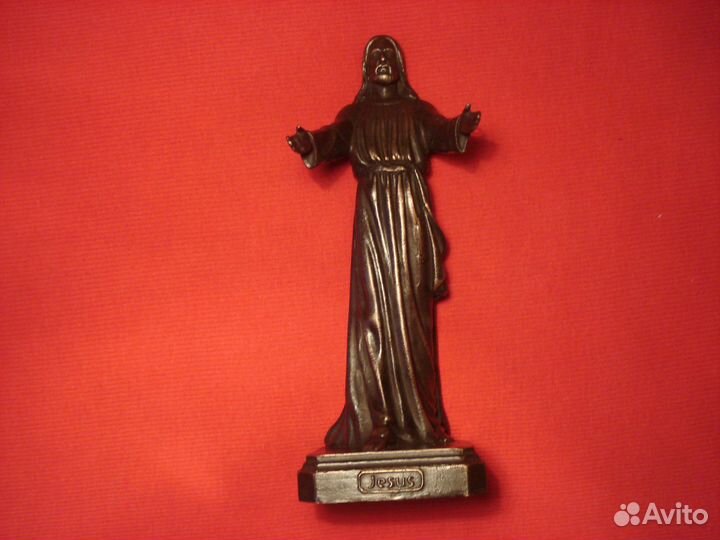 1920 г Иисус Христос Италия Рим Бронза Спаситель