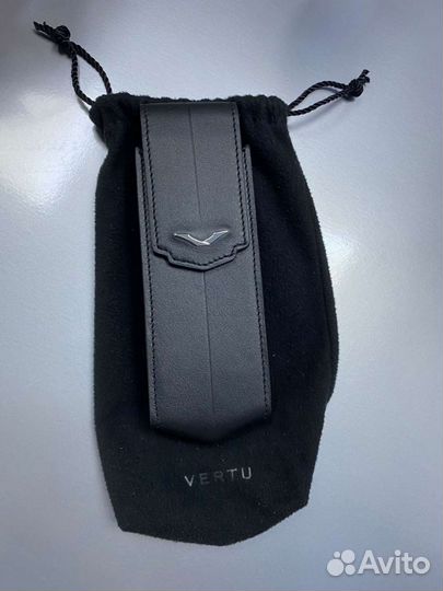 Чехол Vertu Signature S design Black Leather