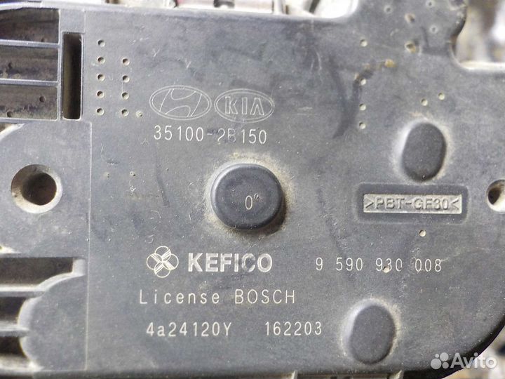 Дроссельная заслонка hyundai solaris