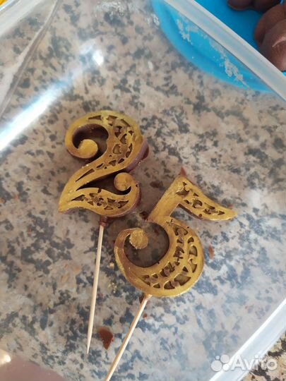 Силиконовая форма (молд силиконовый) цифра