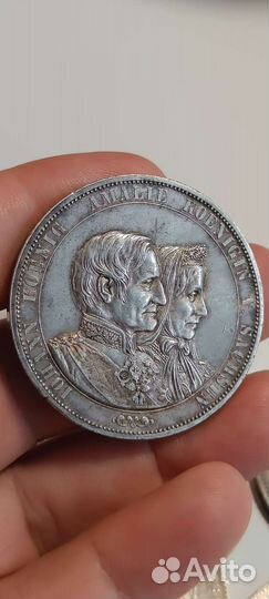 Двойные талеры, серебро. Германия