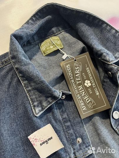 Джинсовая куртка denim tears