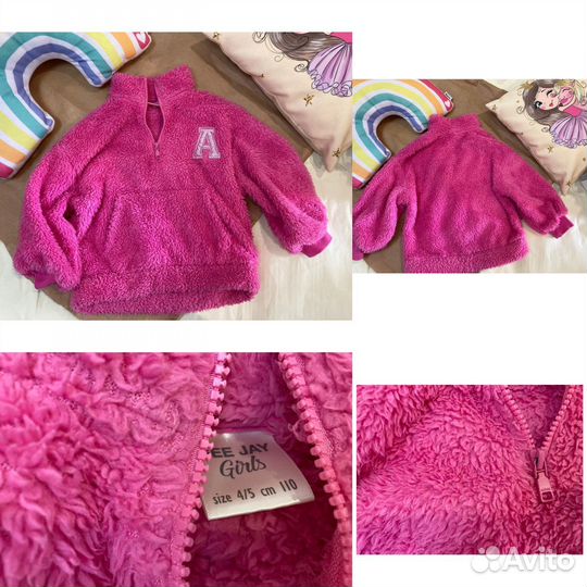 Вещи пакетом 110 на девочку mango, reima