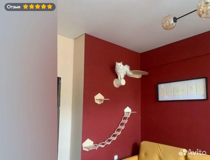 Комплекты настенных аксессуаров для котиков