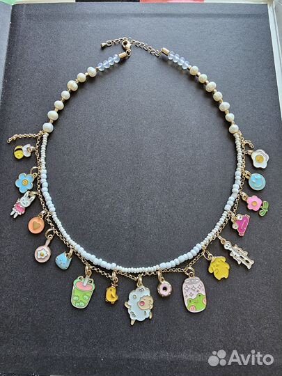 Колье чокер с жемчугом