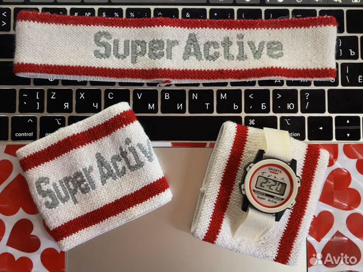 Электронные часы спорт с напульсником и повязкой