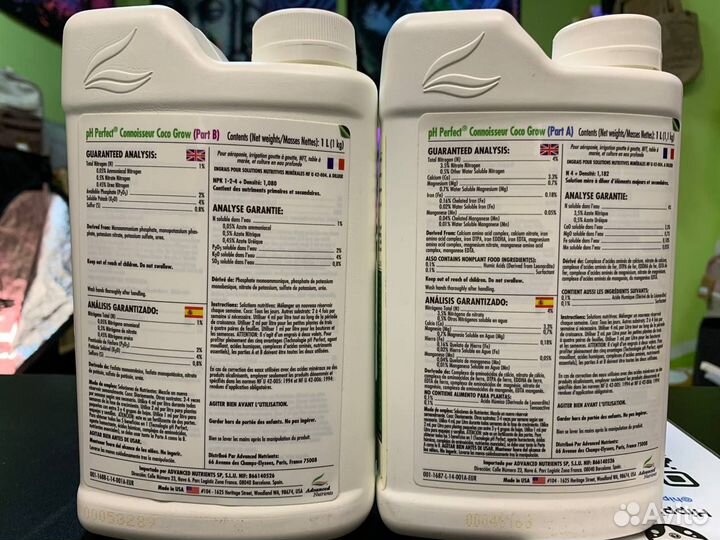 Advanced Nutrients Connoisseur Coco Grow A+B 1 л