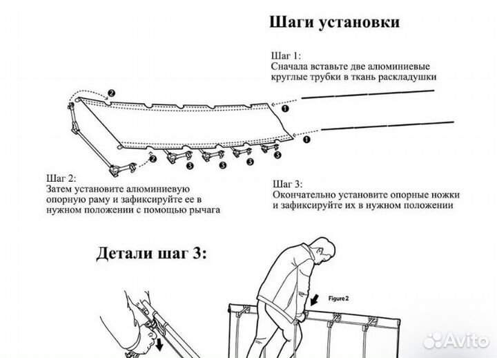 Кровать складная (кемпинговая )