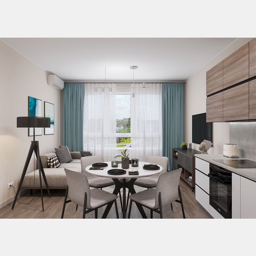 1-к. квартира, 40,2 м², 12/20 эт.