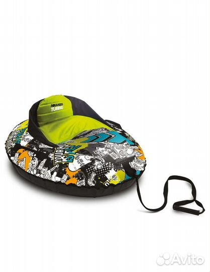 Тюбинг-ватрушка со спинкой новый