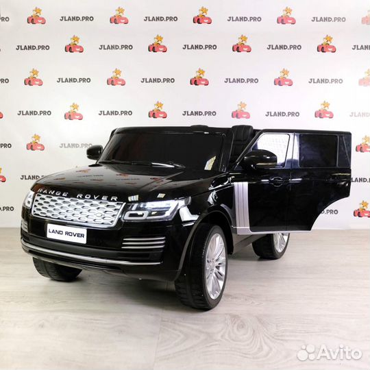 Электромобиль range rover HSE двухместный черный