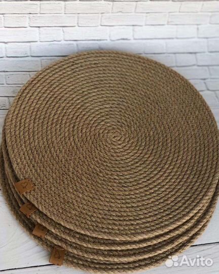 Салфетки сервировочные из джута