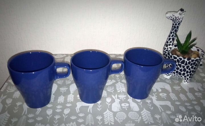 Набор Кружек IKEA Färgrik Фэргрик 250 мл