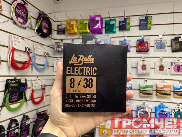 Струны для электрогитары La Bella 8-38