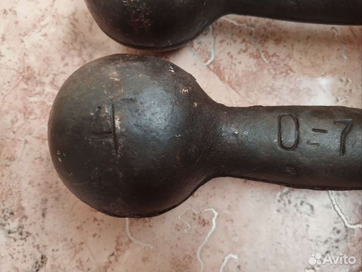 Гантели чугунные СССР