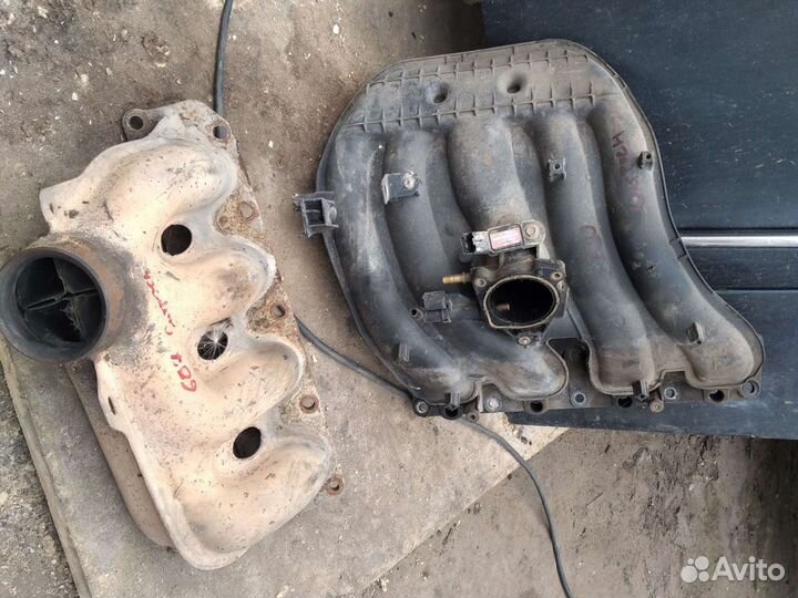 Коллектор выпускной впускной пежо 607