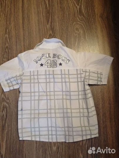 Рубашка на мальчика рост 116-122