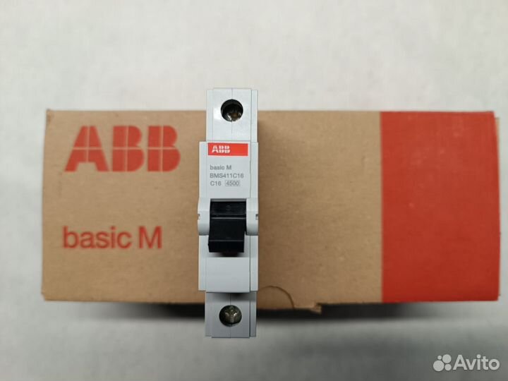 Автоматический выключатель ABB Basic M 1P 16A