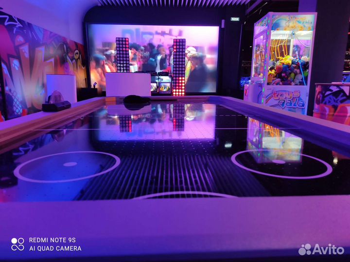 Аэрохоккей с подсветкой