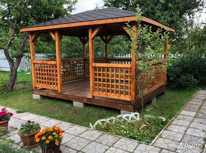 Беседка под ключ