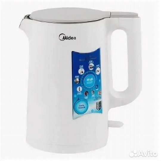 Новый чайник Midea MK-8074, белый