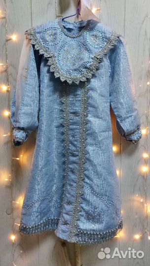 Аренда костюма снегурочки рост 110-116