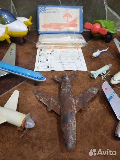 Игрушка самолет СССР