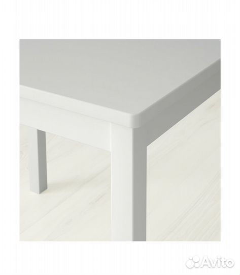 Стол детский икеа 59x50 см белый новый