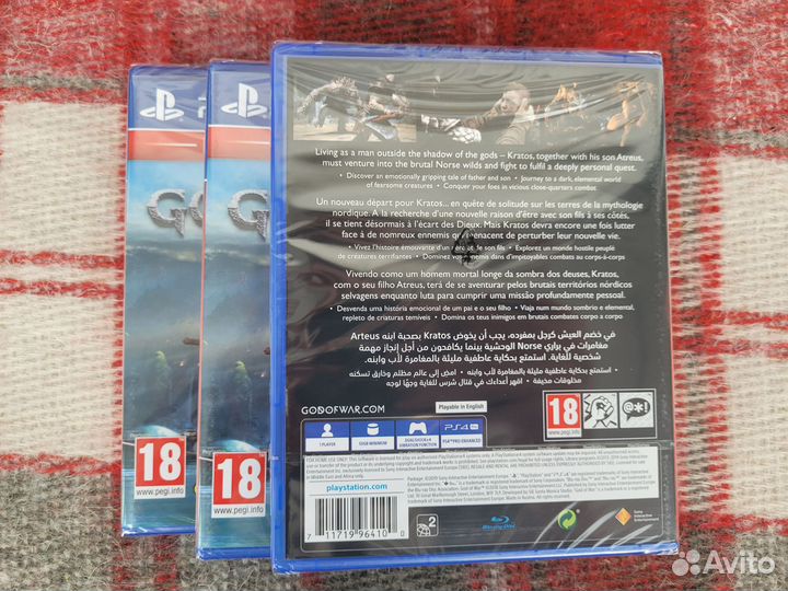 God of War ps4 новый диск Рус субтитры