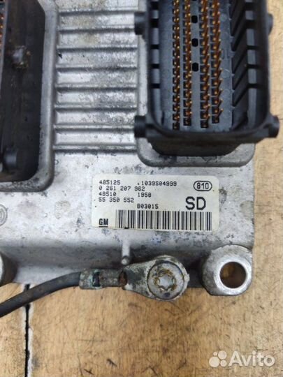 Блок управления двигателем Opel Corsa C Z12XE 2004