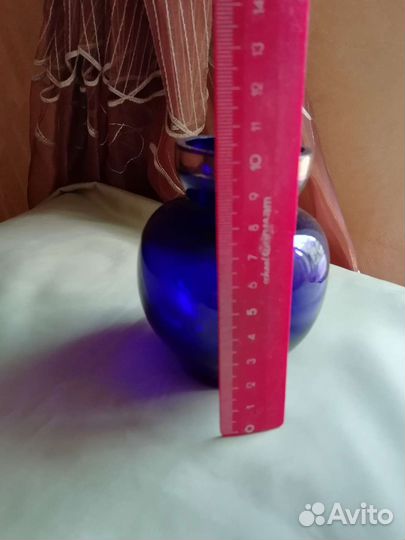 Ваза, стекло, позолота