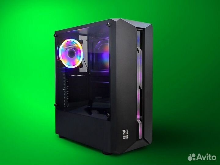 Корпус для компьютера BaseTech с подсветкой RGB