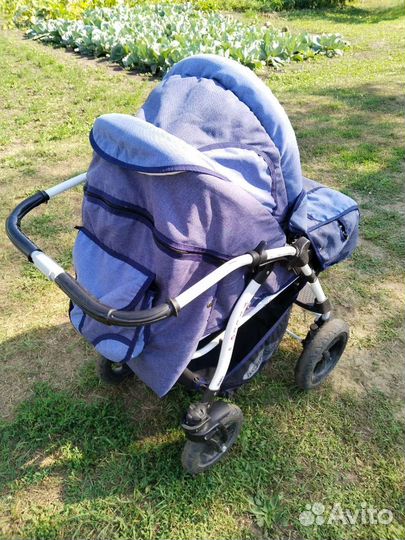 Коляска-трансформер Babyton Pillo OX Denim-Blue