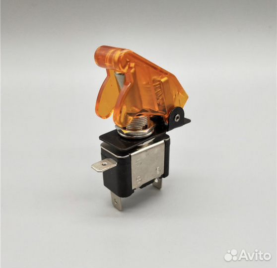 Тумблер выключатель с подсветкой и крышкой