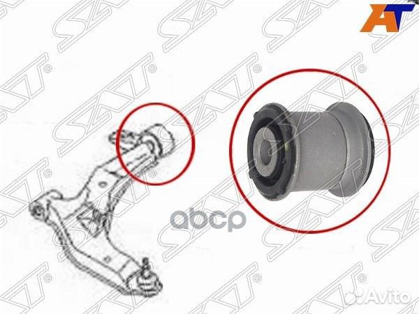 Сайлентблок FR нижнего рычага задний nissan PR