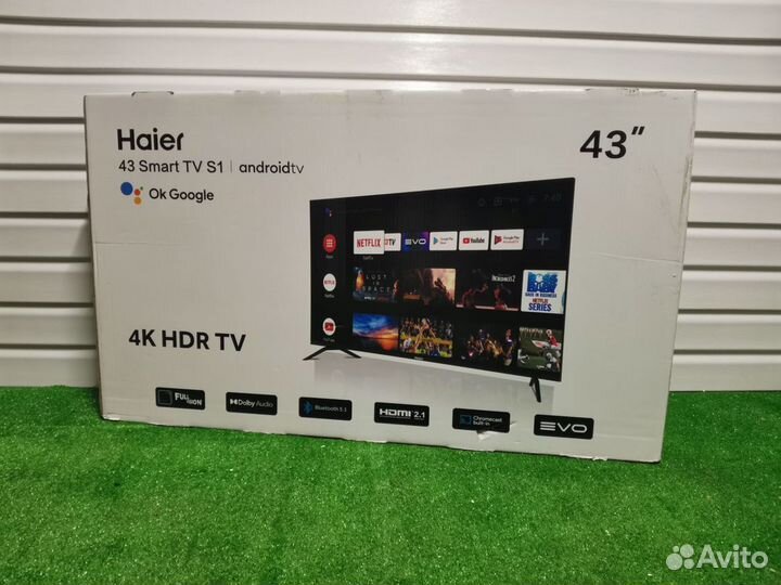 Телевизор haier 43 SMART TV S1 (4K)