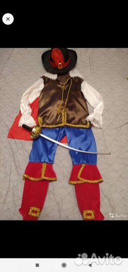 В прокат/продам новог. маск-дн.костюм Кота в сапо