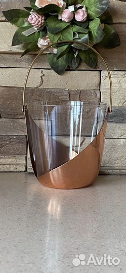 Медная банка/ведёрко/сахарница/молочник/винтаж