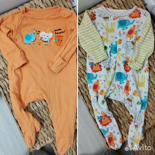 Слипы комбинезоны пакетом 56 62 68 Mothercare next