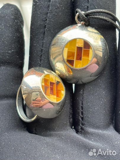 Подвеска и кольцо