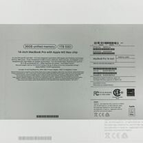 Macbook Pro 14 M3 Max 36/1 сша/рус