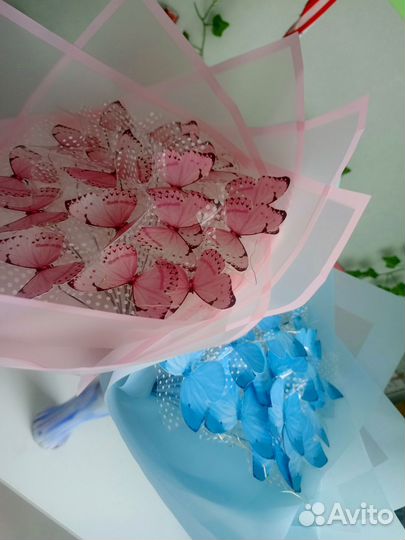 Готовый букет из бабочек