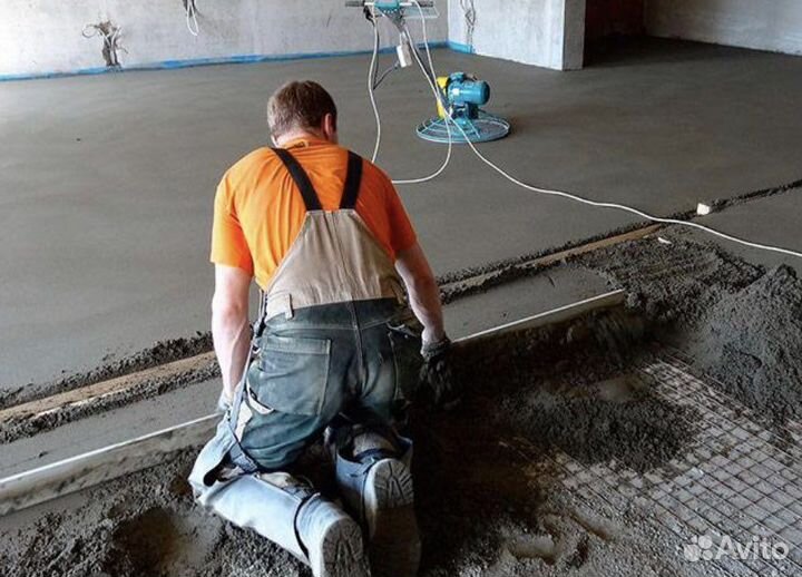 Стяжка пола дом/квартира