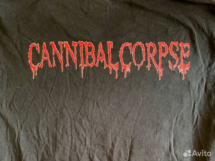 Футболка Cannibal corpse раритетная