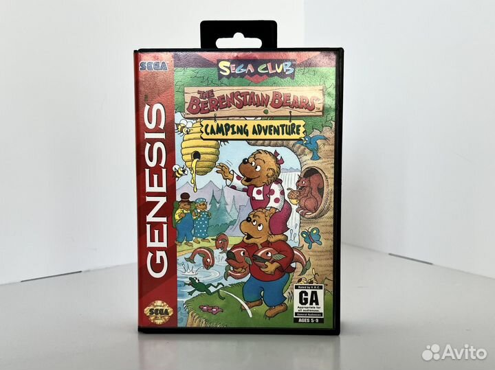 Berenstain Bears Camping Adventure Sega Genesis